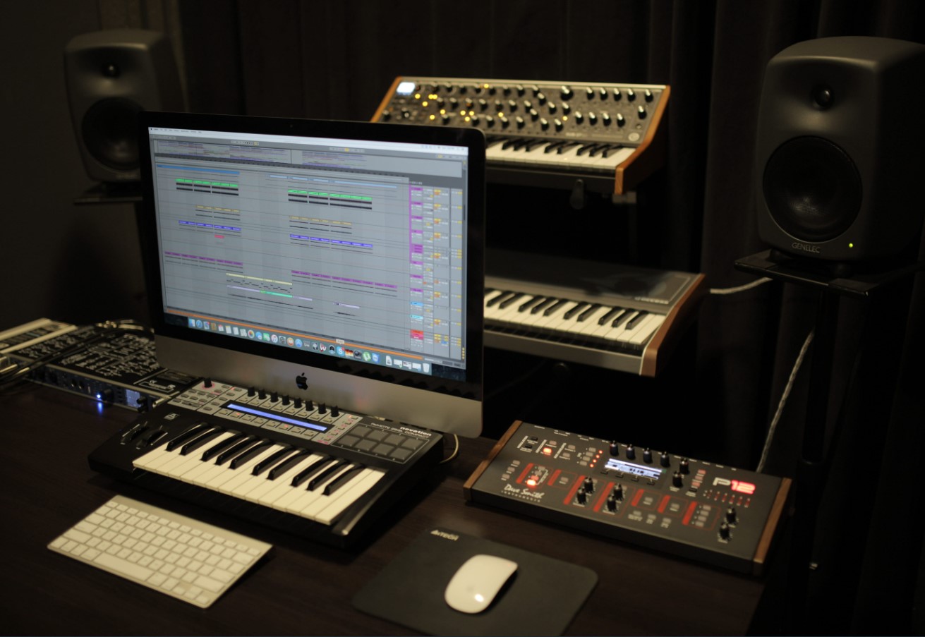 Professional songwriter at work